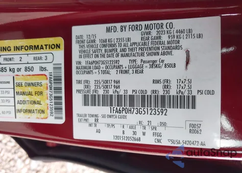 2016 Ford Fusion Se from USA, damaged, VIN 1FA6P0H73G5123592